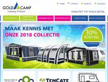 Tablet Screenshot of goldcamp.nl